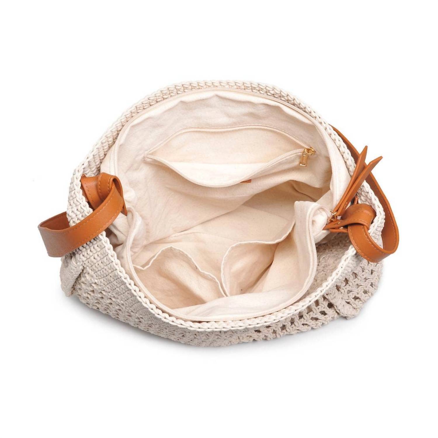 New Moda Luxe Women's Bree Shoulder Bag In Ivory Tan — image 4 of 8